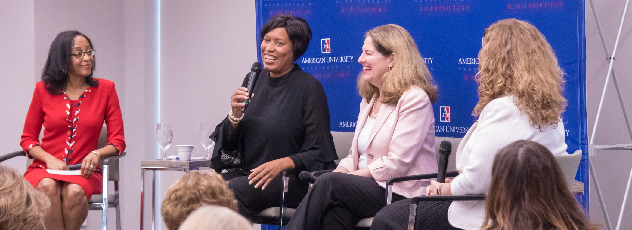 Muriel Bowser speaking at AU event
