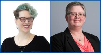 Allison Eriksen (left) and Tracy Starr (right)