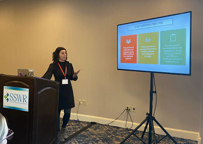 Dr. Liana Petruzzi presenting