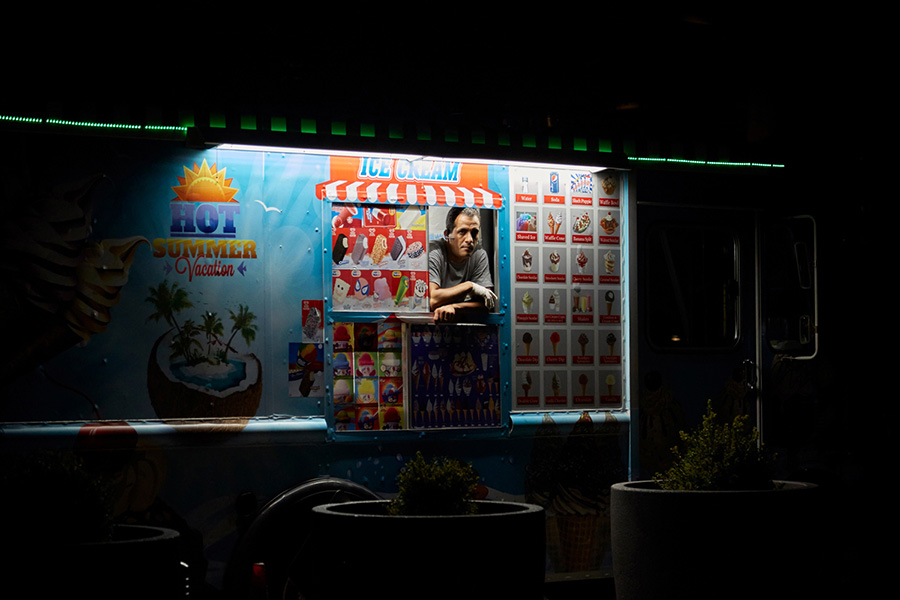 Ice Cream Man, Jersey City by Luke Walter 