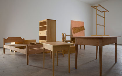 Angle of Repose, 2015. Photo of wooden furniture.