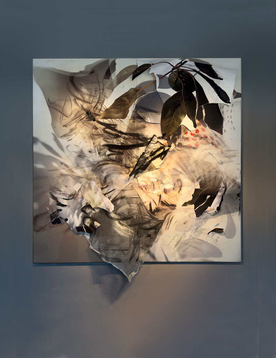 Inga McCaslin Frick, Full Orchestra, 2024, 96 x 96 inches.