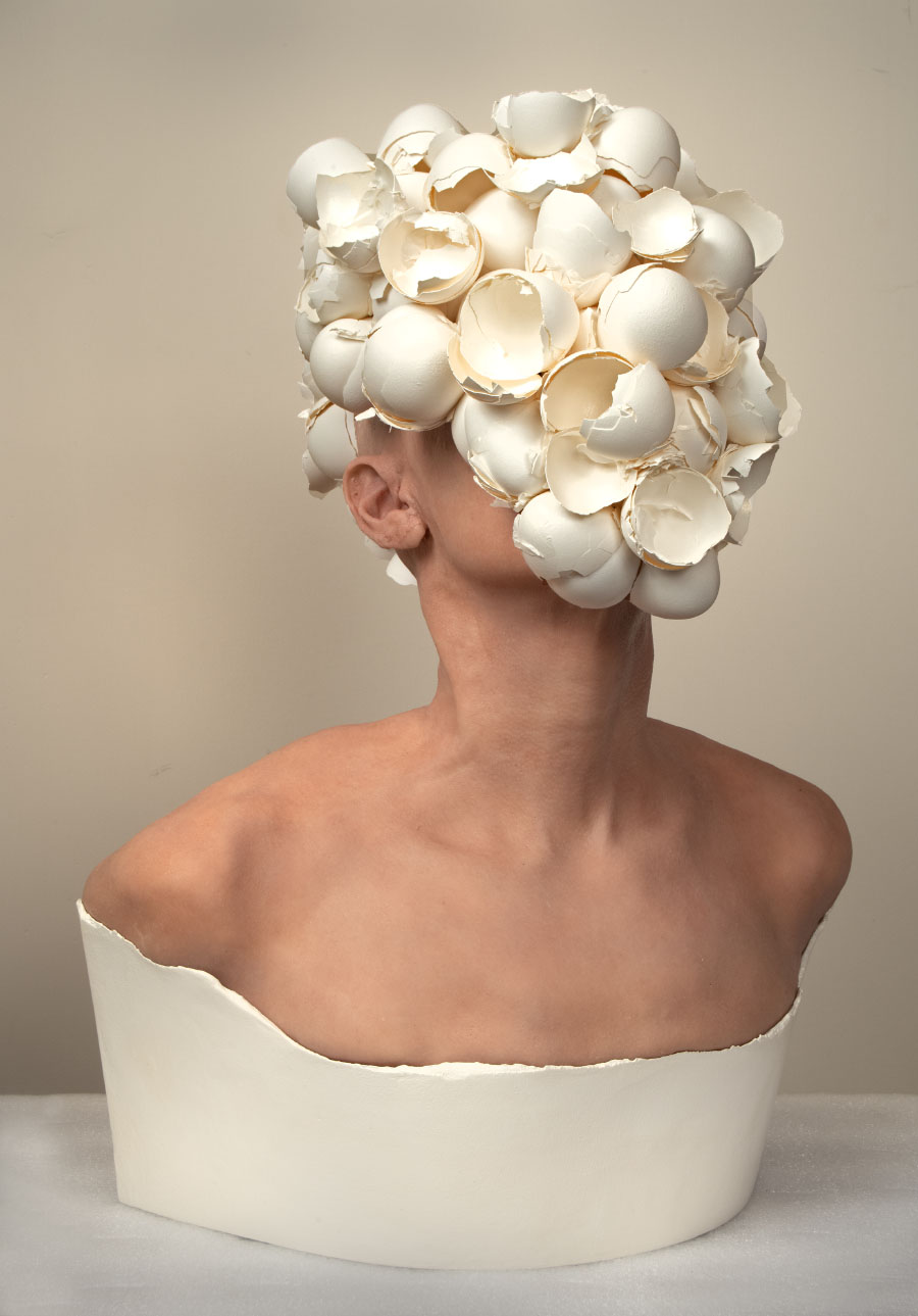 J.J. McCracken, The Feeding (Alice), 2020, 22 x 16 x 12 inches.