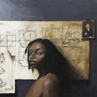 Detail of Selena Noir Jaquesun Jackson's Comparative Anatomy (Petrus Camper)