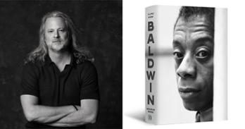 Nicholas Boggs (photo by Noah Loof) and Baldwin, A Love Story