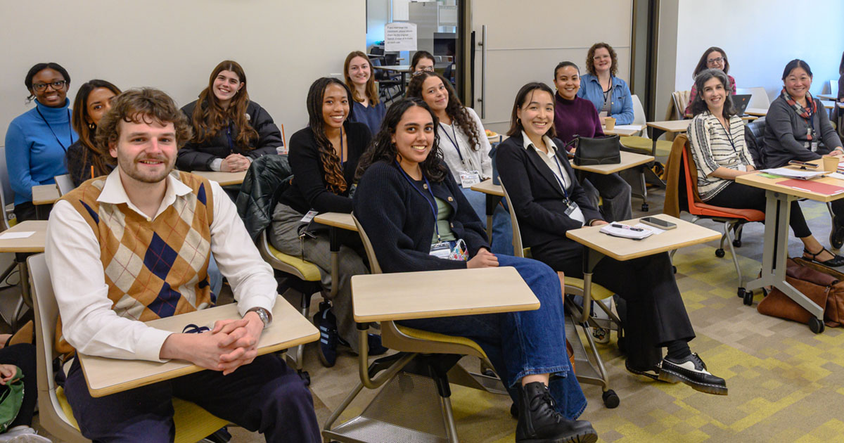 Students at the Mathias Conference