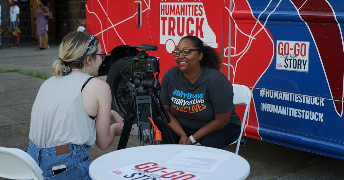 Humanities Truck interview