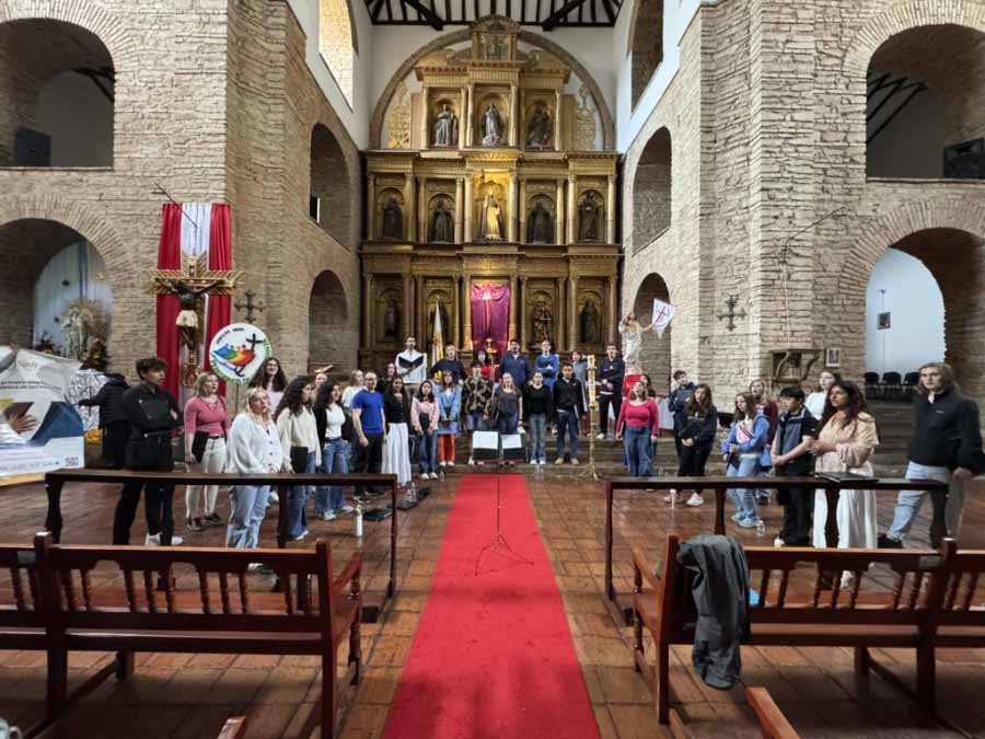 AU Chamber Singers visiting the Cathedral de Sal in Zipaquirá, Colombia