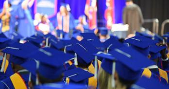 AU commencement. Photo: Jeff Watts