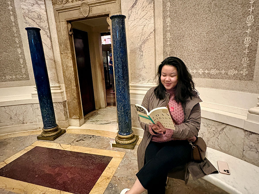 Melissa Wood at New York’s Morgan Library and Museum 