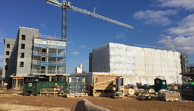 Teney campus under construction