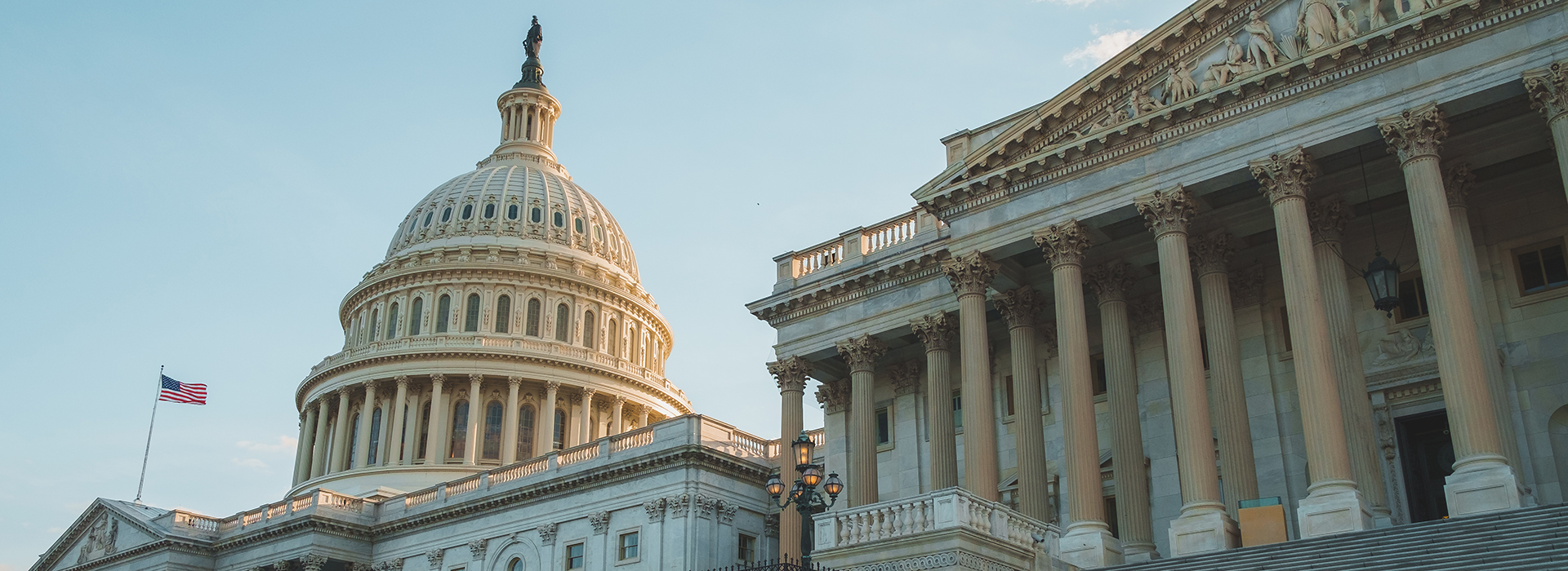 US Capitol Building at Sunset