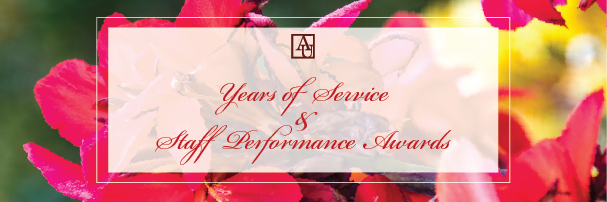 Year of Service and Staff Performance Awards