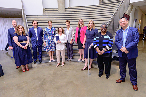 Staff celebrate their achievements