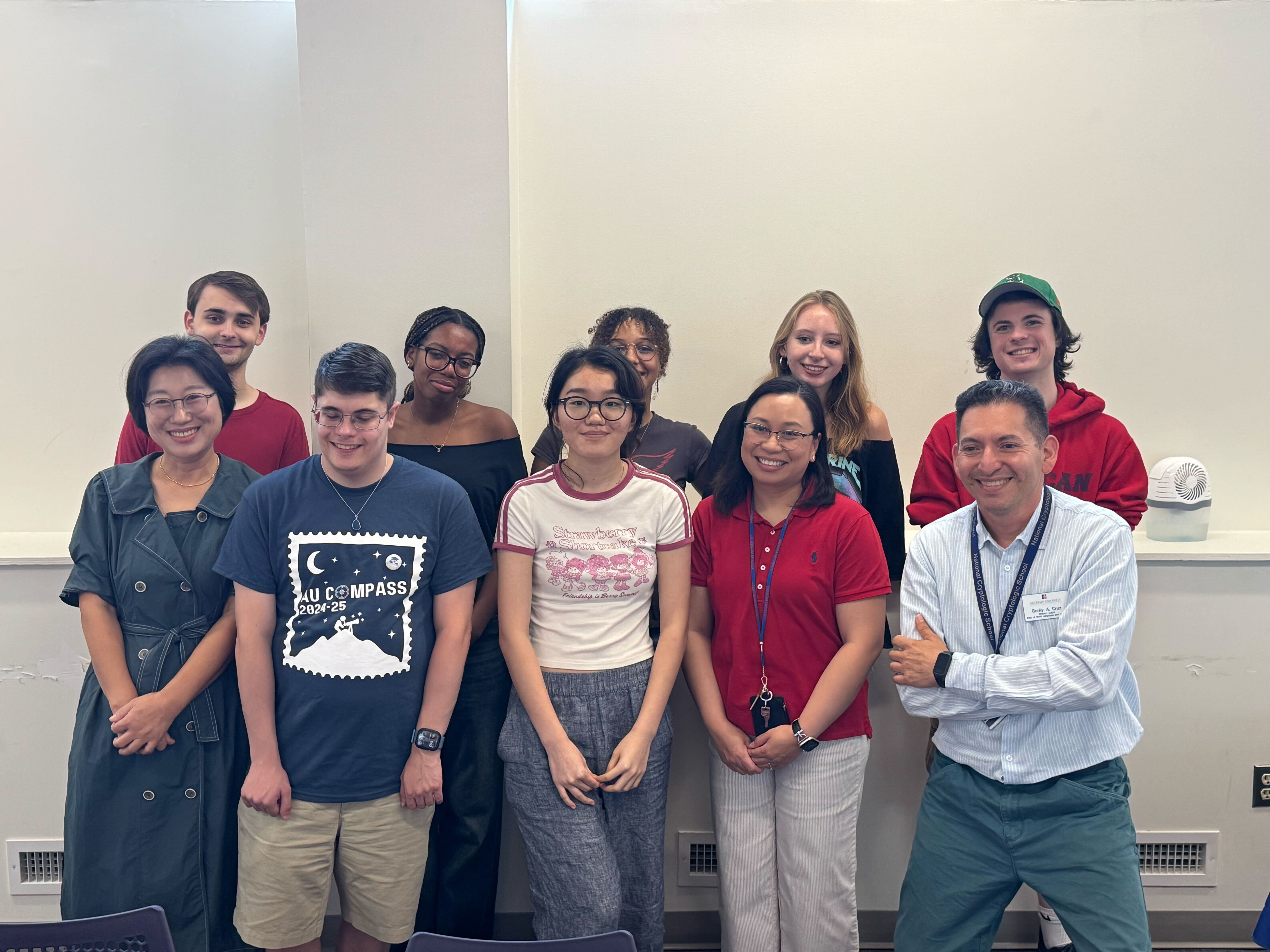 Group photo of AU Compass and AU GLOBE