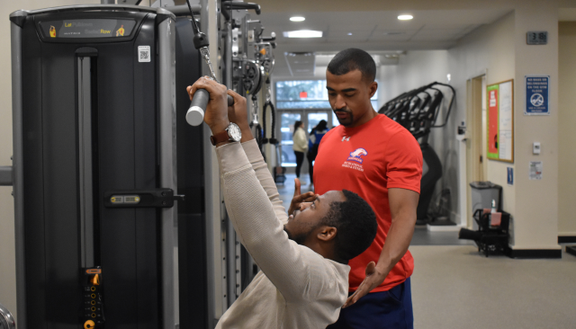Personal training client