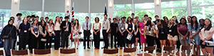 Jeanne with Community of Scholars students