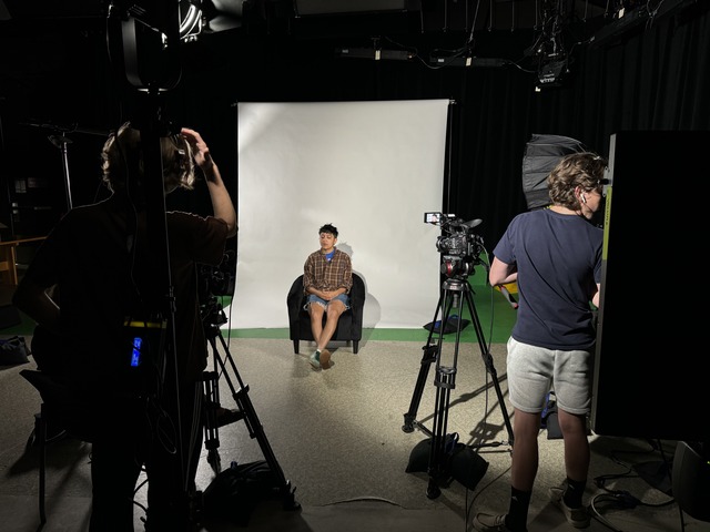 DWC Students Filming a Project
