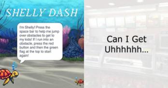 Games that students created.