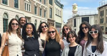 Students at Warner Brothers Studio in LA