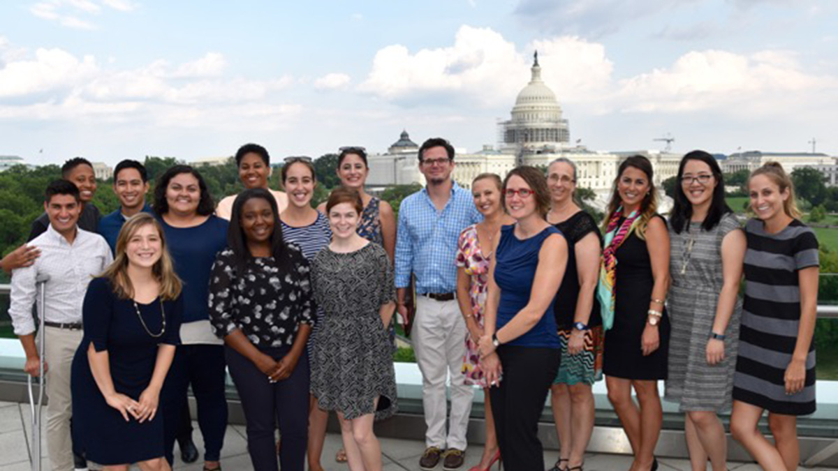 MEd students at the US Capitol