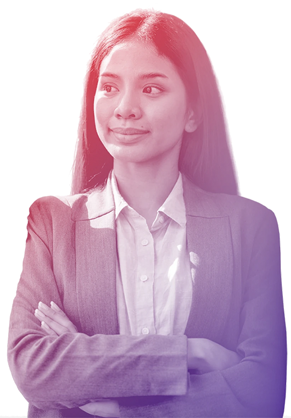 MEd woman crossed arms