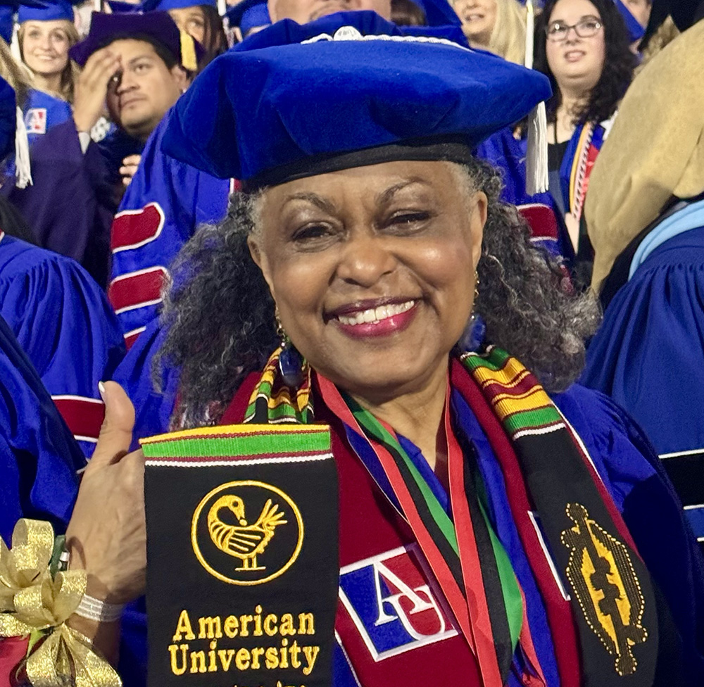 Pamela Cheryl Higgins Harris at Commencement