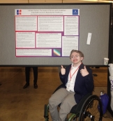 Ethan McBride presenting at the National Undergraduate Research Conference