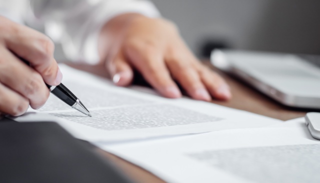 reviewing policy document