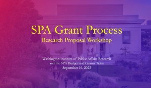 Grant Proposal Workshop