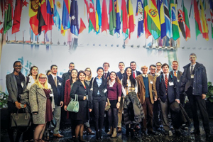 Dr. John Calabrese with students