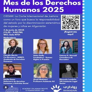 HRD CEDAW_ La Corte Internacional de Justicia como un foro que busca la responsablilidad del estado por la discrimancion sistematica de mujeres y ninas en Afganistan