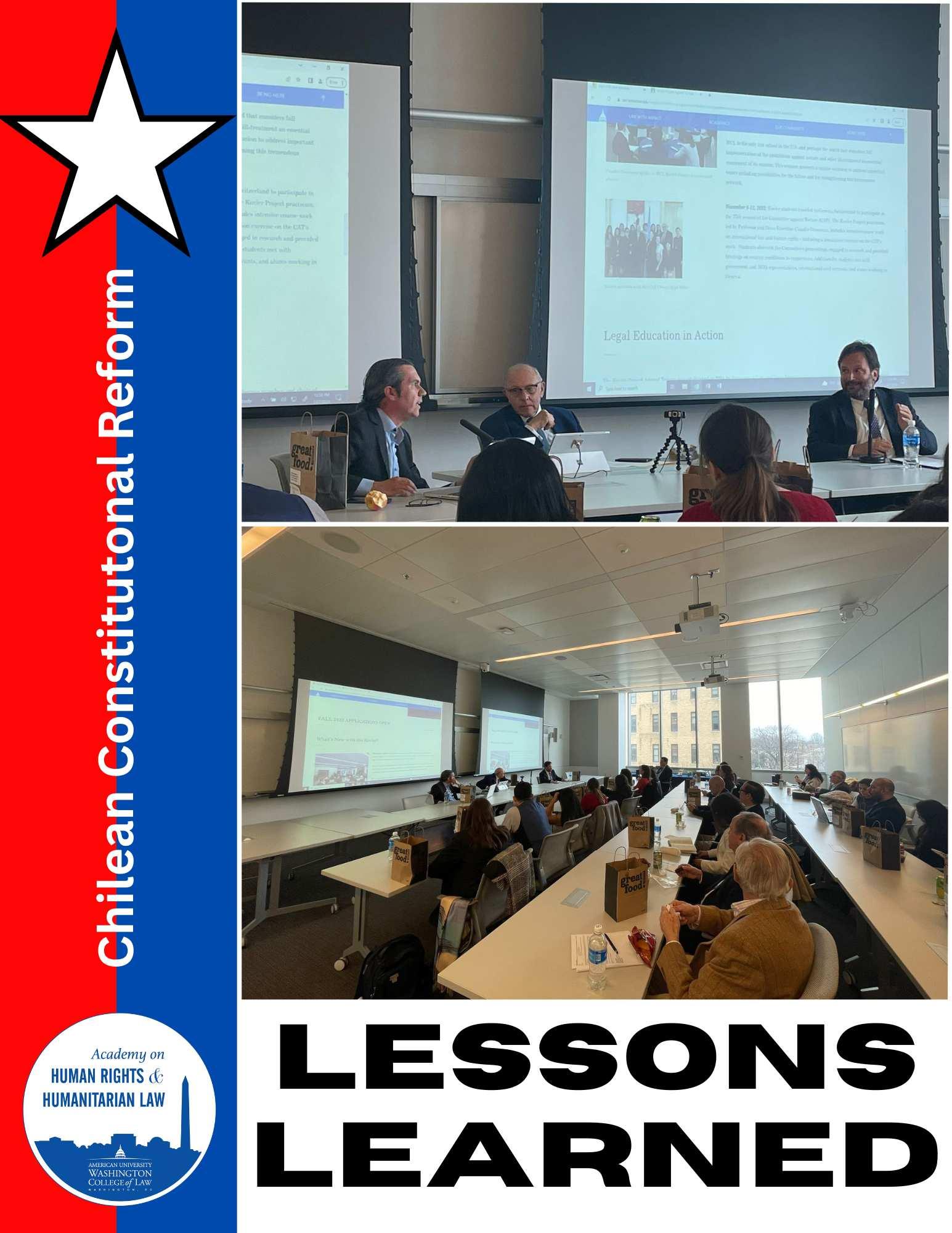 Diálogo sobre lecciones aprendidas de los procesos de reforma constitucional chilenos