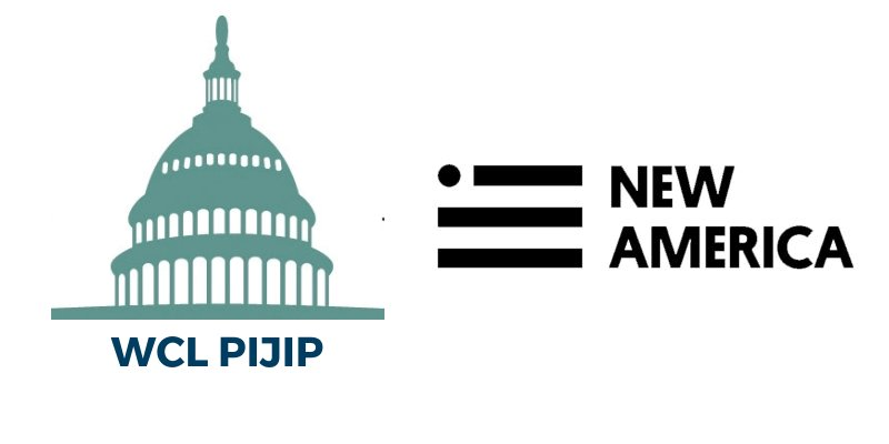 PIJIP and New America logos PIJIP and New America logos