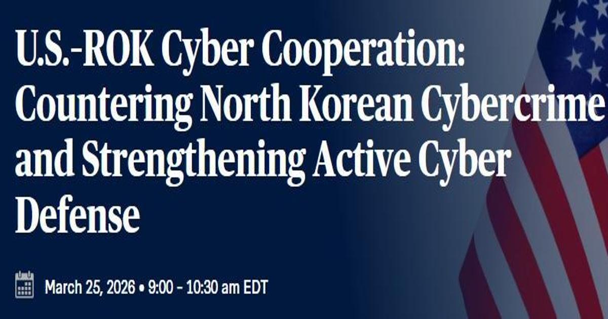 CSIS U.S.-Republic of Korea Cyber Resilience