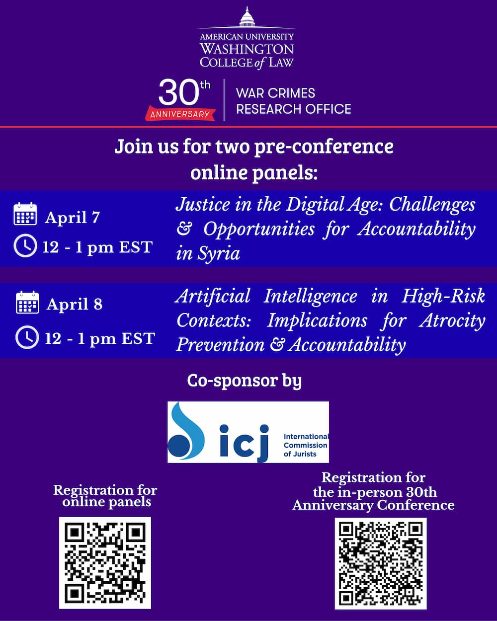 30th Anniversary War Crimes 30th Anniversary War Crimes